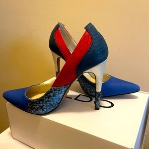 Multicolor heels